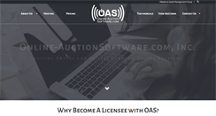 Desktop Screenshot of online-auctionsoftware.com